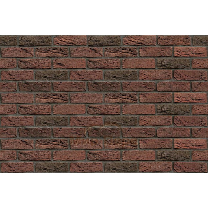 Плита ДЕКОР Красно-коричневый №1003 Вертикаль 9мм (1200х600)